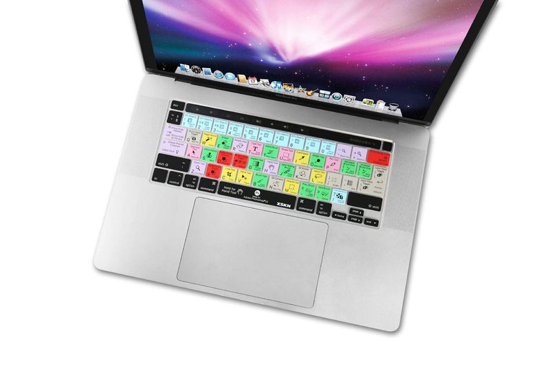 XSKN Photoshop Shortcuts Silicone Keyboard Cover Skin for Touch Bar Models 2019 MacBook Pro 16 inch A2141 2020 MacBook Pro 13.3 inch A2251 A2289 A2338 M1 Keyboard with Touch ID US & EU Common Version - Image 4